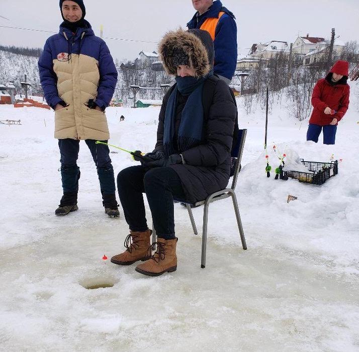 Dakota ice fishing